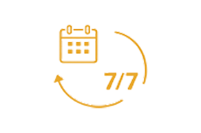 Nous sommes disponible 7 jours sur 7