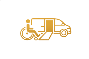 Véhicule adapté pour les transports PMR